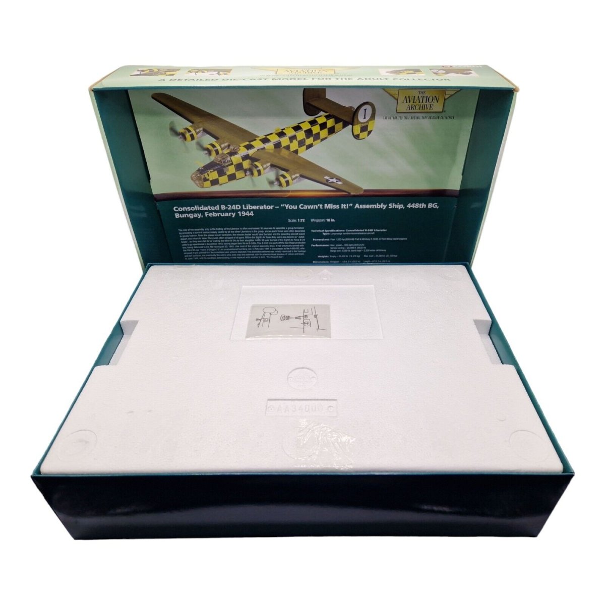 Corgi Aviation Archive 1:72 B - 24D US Liberator "You Cawn't Miss It" AA34007 - Corgi