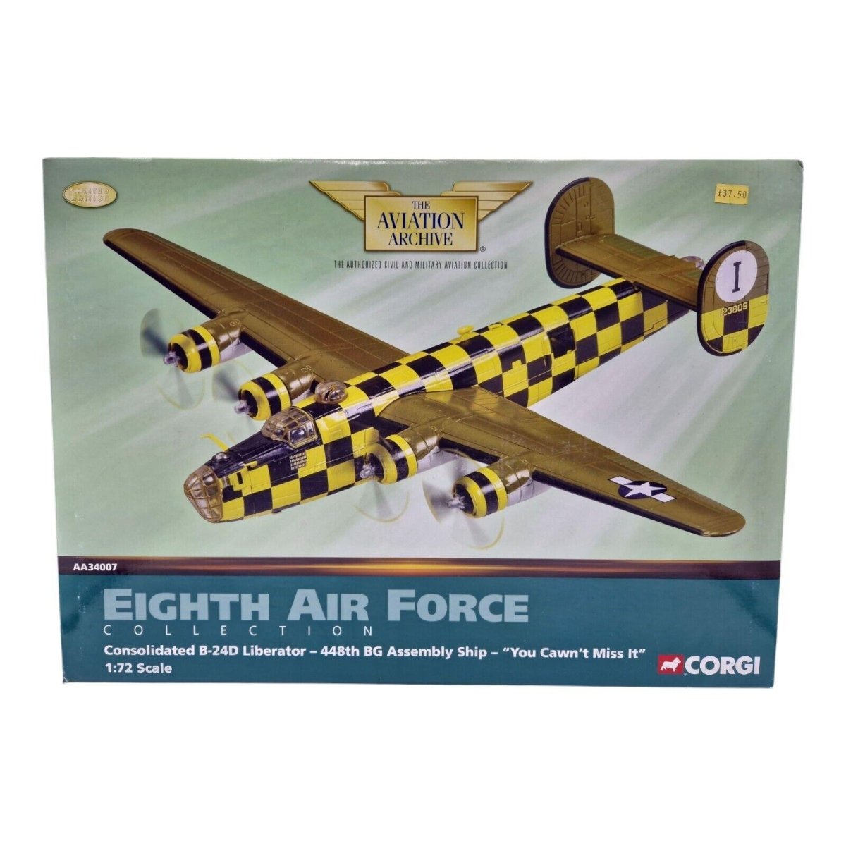 Corgi Aviation Archive 1:72 B - 24D US Liberator "You Cawn't Miss It" AA34007 - Corgi