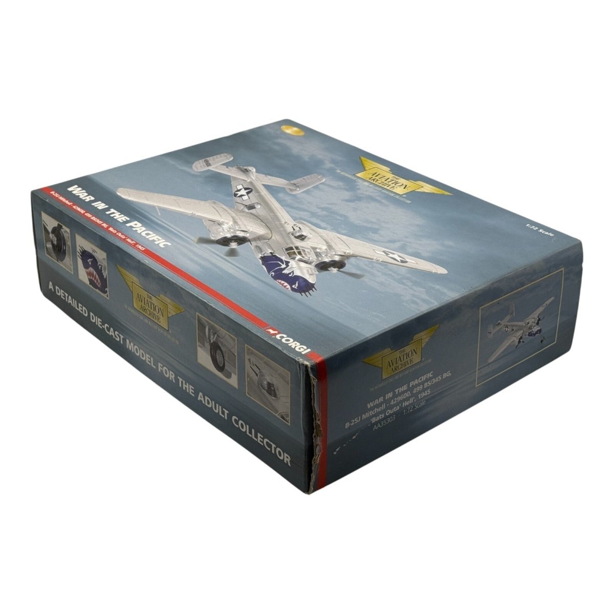 Corgi Aviation Archive 1:72 B - 25J Mitchell ' Bats Outta Hell' Diecast AA35303 - Corgi