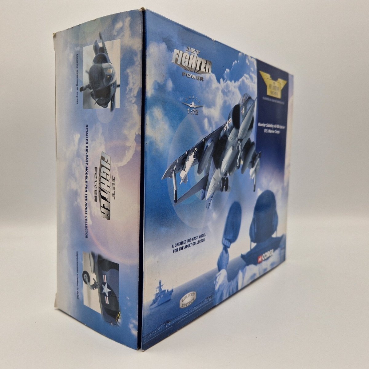 Corgi Aviation Archive 1:72 Hawker Siddeley AV - 8A Harrier, US Marine Corps, Diecast Aircraft AA32403 - Corgi