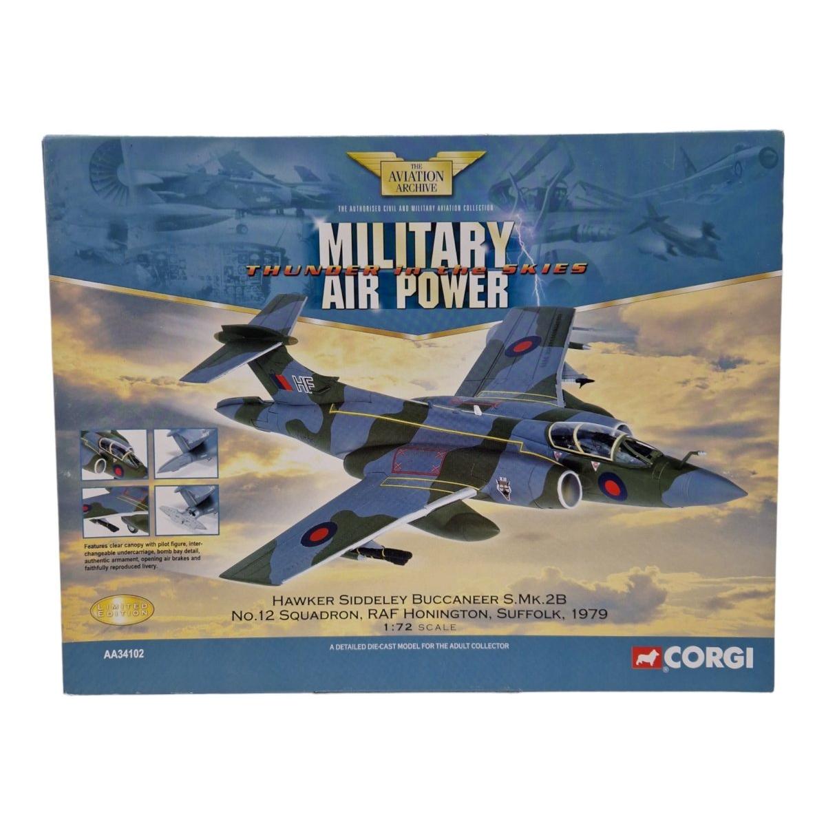 Corgi Aviation Archive 1:72 Hawker Siddeley Buccaneer S.Mk.2B No.12 Sq RAF AA34102 - Corgi