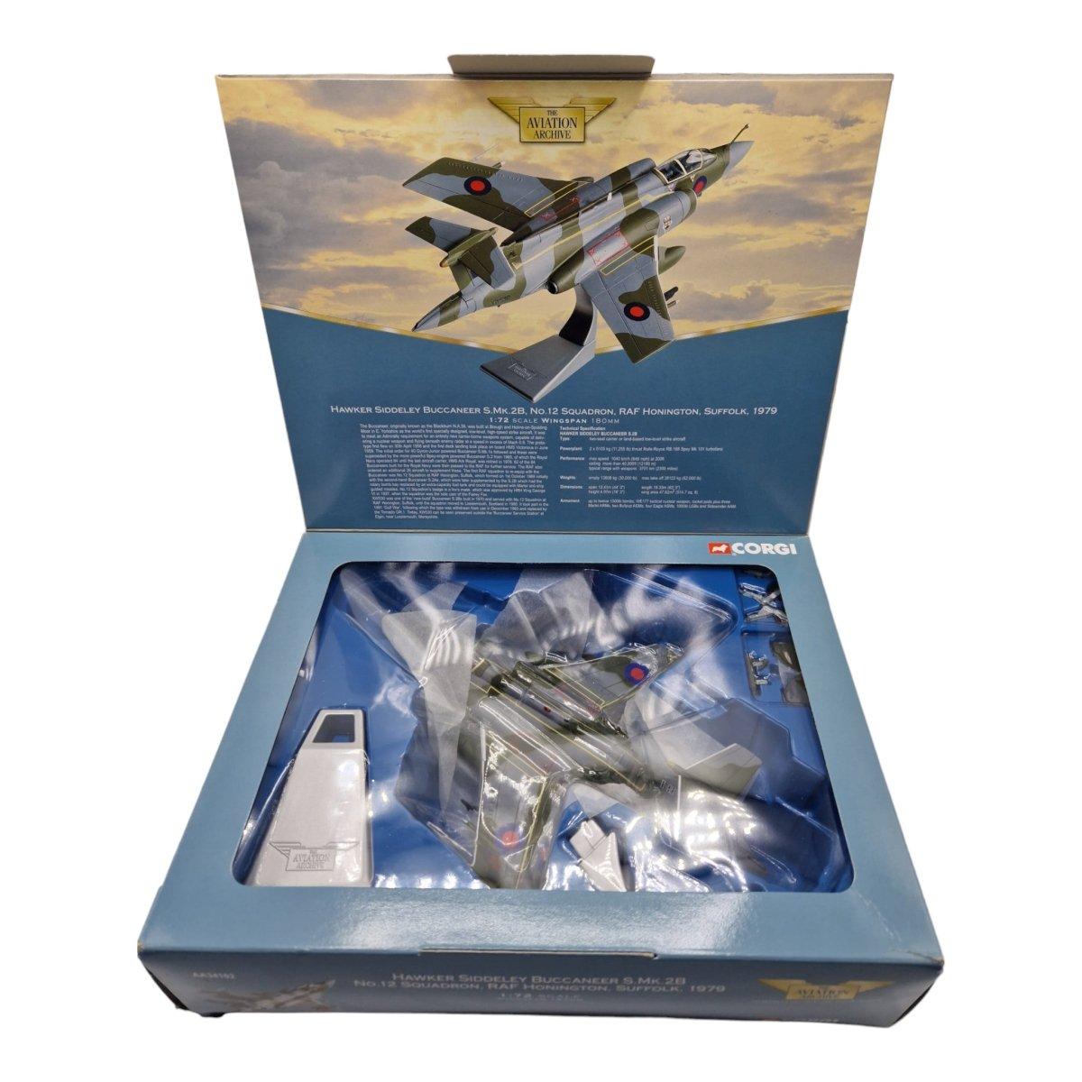 Corgi Aviation Archive 1:72 Hawker Siddeley Buccaneer S.Mk.2B No.12 Sq RAF AA34102 - Corgi