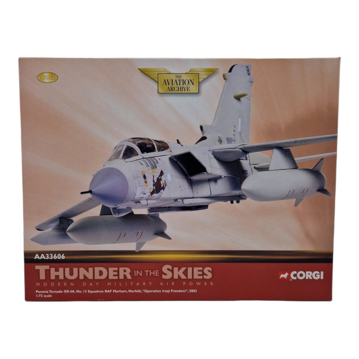Corgi Aviation Archive 1:72 Panavia Tornado GR.4A.No.13 SQDN, RAF Marham 2003 AA33606 - Corgi