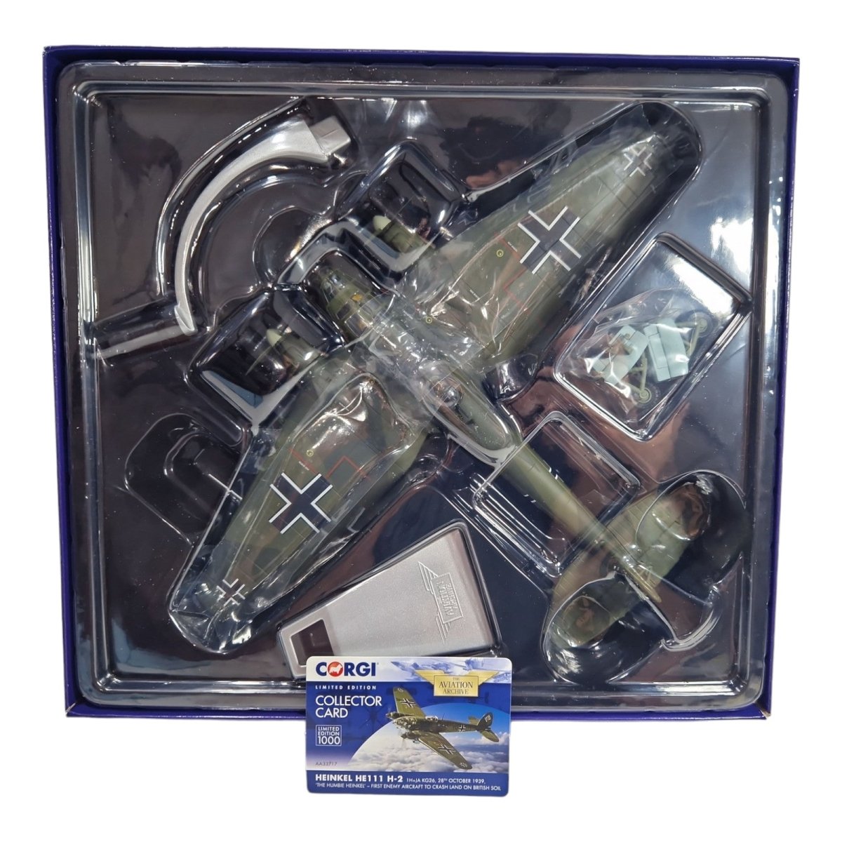Corgi Aviation Archive 1:72 Heinkel HE111 H - 2 'The Humbie Heinkel' October 1939 AA33717 - Corgi
