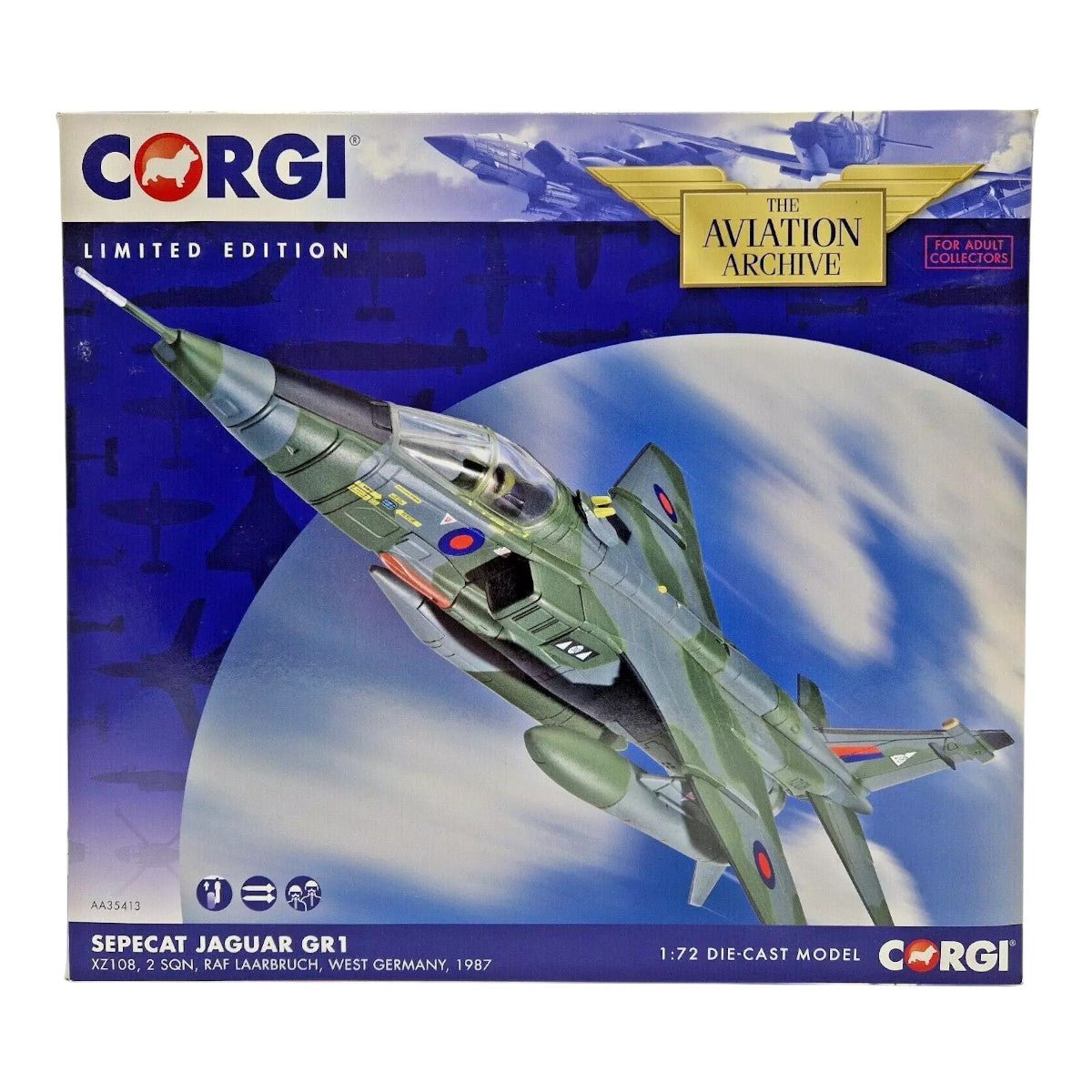 Corgi Aviation Archive 1:72 Sepecat Jaguar GR.Mk 1 Collector Series AA35413 - Corgi