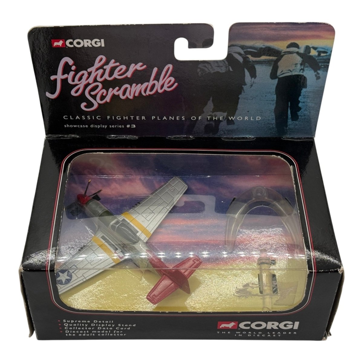 Corgi CS90017 1:110 North American P-51D Mustang Bunnie Roscoe Brown Tuskegee Airmen Italy 1945 - Corgi