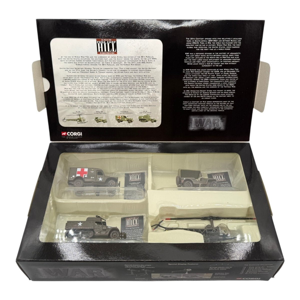 Corgi CS90023 The Battle for Pork Chop Hill Forgotten Heroes of Korea 4-Piece Military Set - Corgi