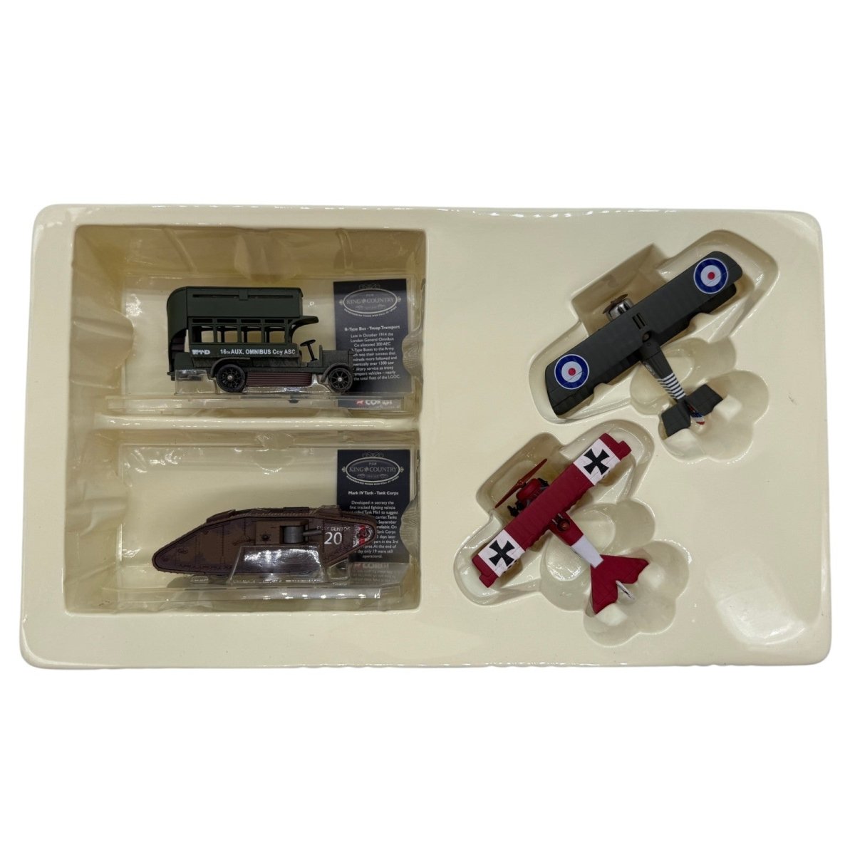 Corgi CS90026 For King and Country Remembering Those Who Fell at the Somme WWI 4-Piece Set - Corgi