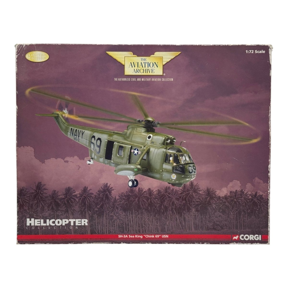 Corgi US33411 1:72 Sikorsky SH-3A Sea King USN HS-2 Chink 69 Vietnam - Corgi