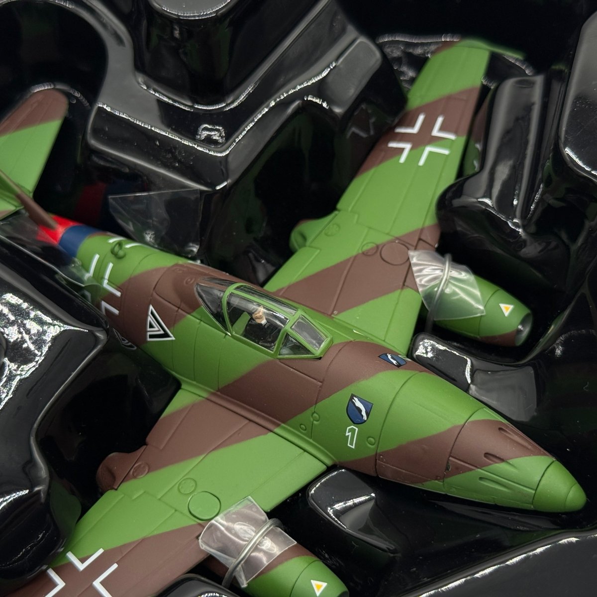 Corgi US35705 1:72 Messerschmitt Me 262A Luftwaffe III./JG 7 Green 1 Rudolf Sinner Germany 1945 - Corgi