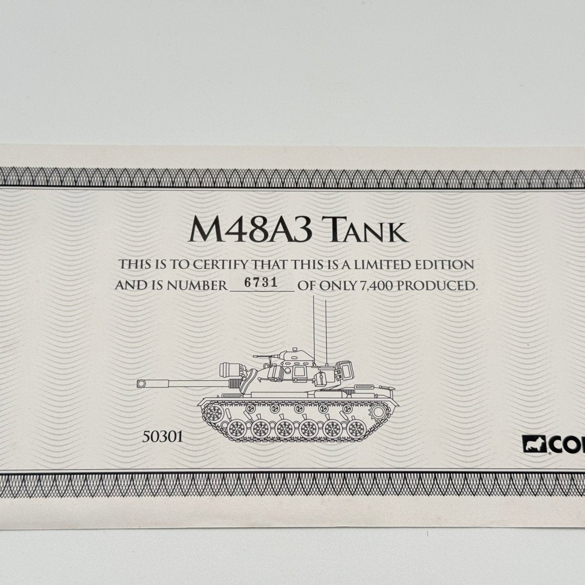 Corgi US50301 1:50 M48A3 Patton Tank USMC Eve of Destruction Battle of Hue - Corgi