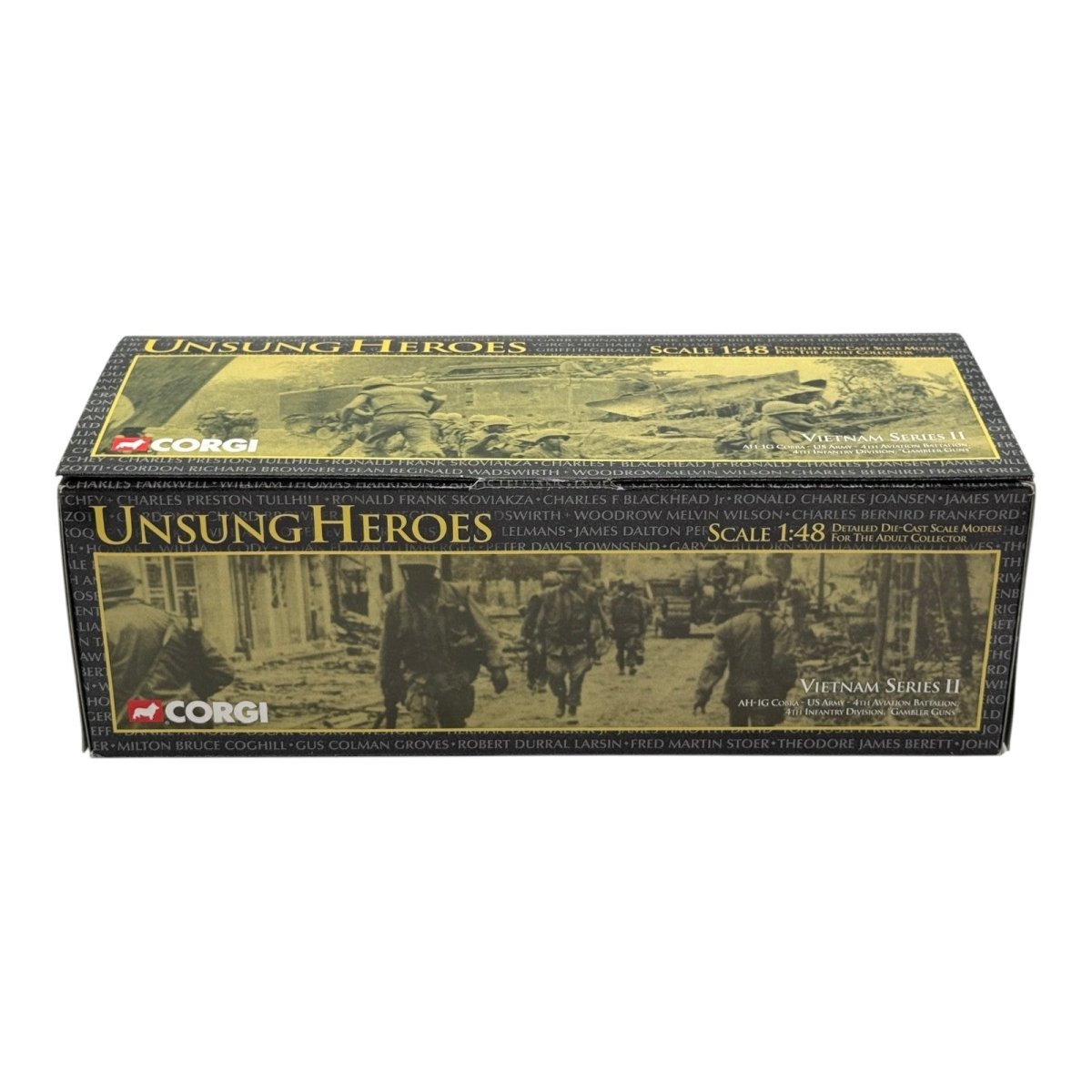 Corgi US51203 1:48 Bell AH-1G Cobra US Army 4th Aviation Battalion Gambler Guns Vietnam - Corgi