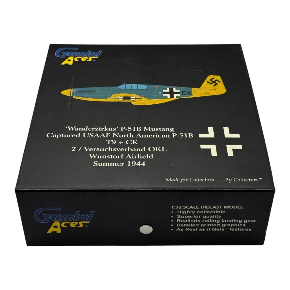 Gemini Aces 1:72 P-51B Mustang 'Wanderzikus' Captured Mustang GALFT200