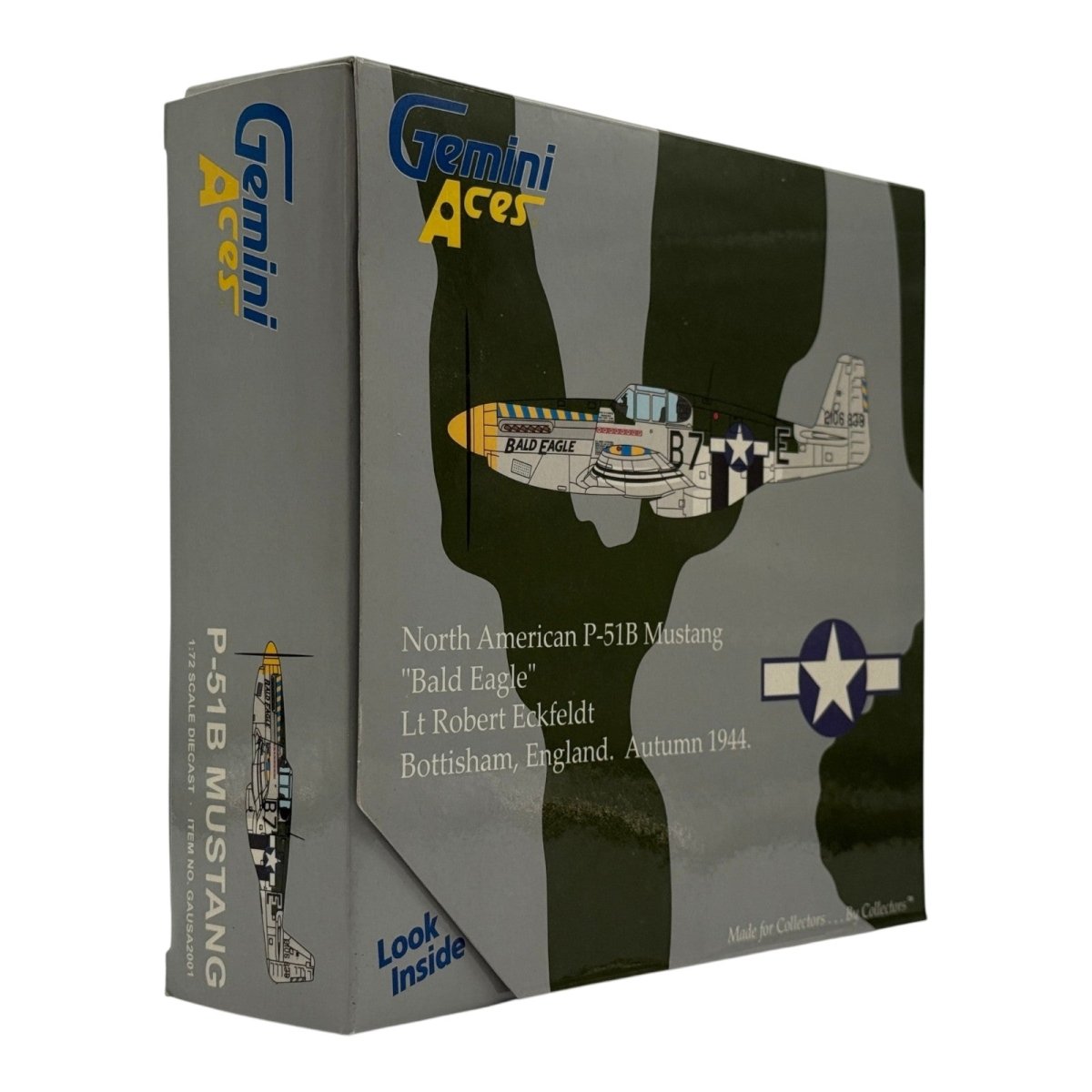 Gemini Aces GAUSA2001 1:72 P - 51B Bald Eagle RAF Bottisham - Gemini Aces