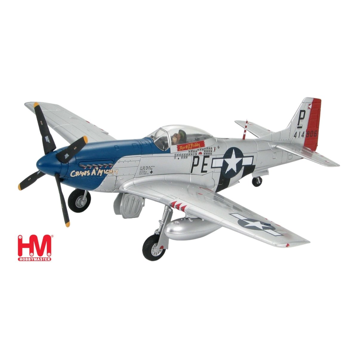 Hobby Master 1:48 P - 51D Mustang USAF "Cripes A'Mighty" Maj George Preddy HA7710 - Hobby Master