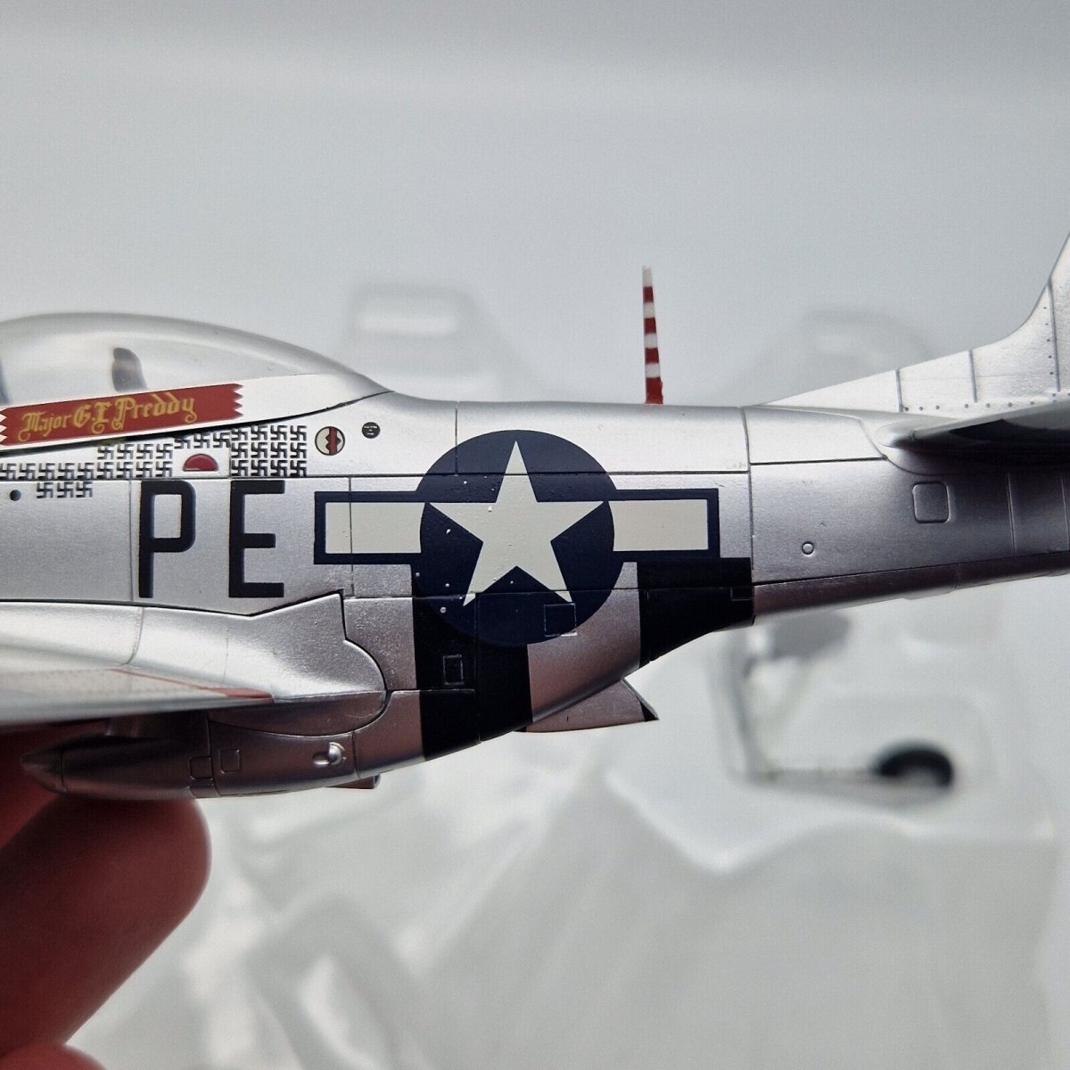 Hobby Master 1:48 HA7710 P - 51D Mustang USAF "Cripes A'Mighty" Maj George Preddy - 