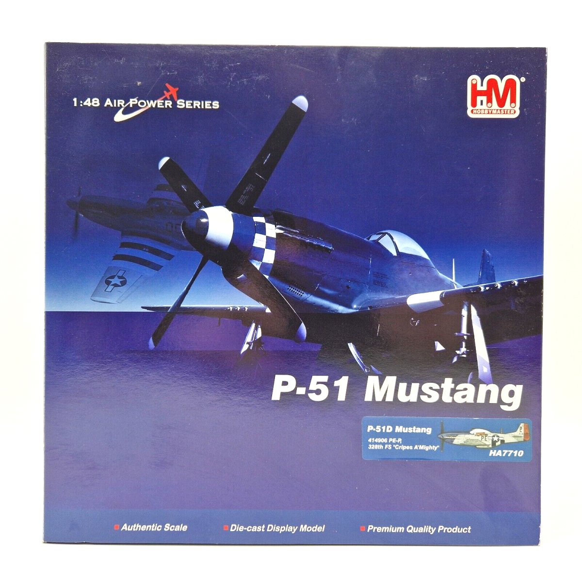 Hobby Master 1:48 HA7710 P - 51D Mustang USAF "Cripes A'Mighty" Maj George Preddy - 