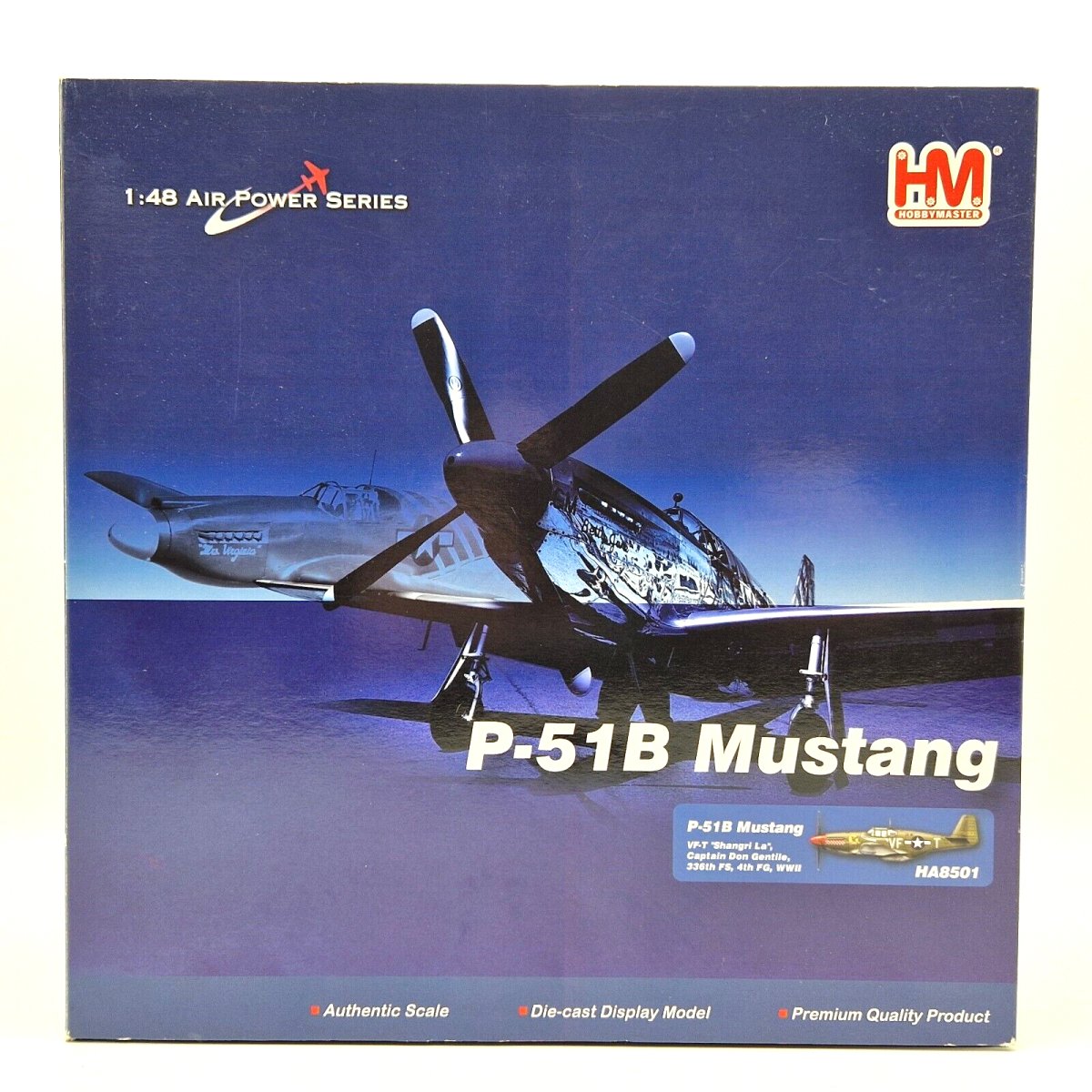 Hobby Master 1:48 P - 51B Mustang “Shangri - La” Don Gentile HA8501 - Hobby Master