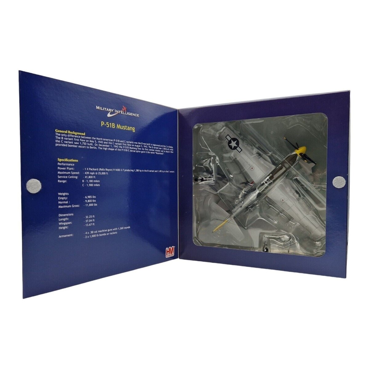 Hobby Master 1:48 P - 51D Mustang Leonard R Reeves 530th FS HA8506 - Hobby Master