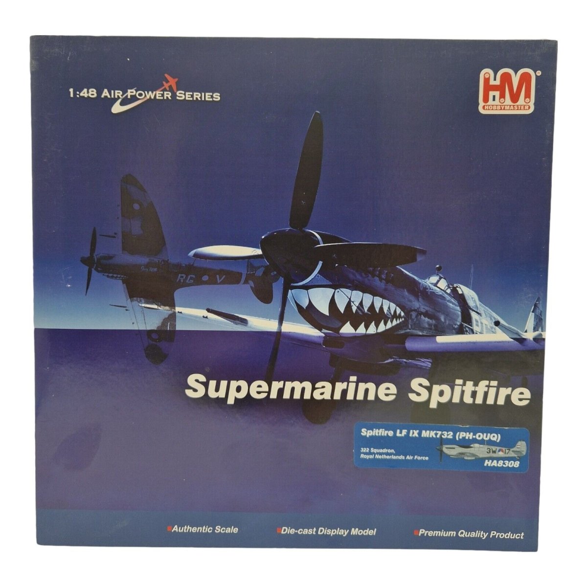 Hobby Master 1:48 Supermarine Spitfire LF IX Mk732 (PH - OUQ) No 322 Sqn RNAF HA8308 - Hobby Master