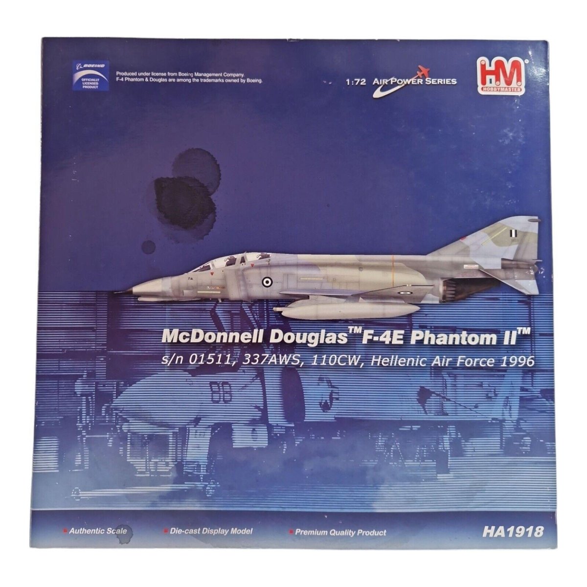 Hobby Master 1:72 McDonnell - Douglas F - 4E Phantom II S/N HA1918 - Hobby Master