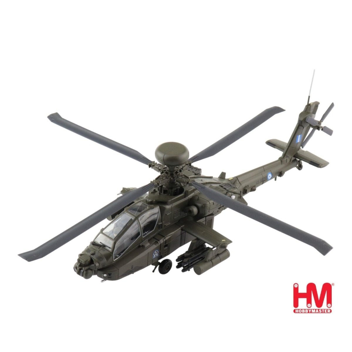 Hobby Master 1:72 Boeing AH - 64DHA Longbow ES 1026 Hellenic Army HH1213 Diecast - Hobby Master