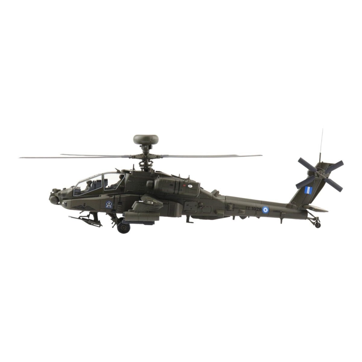 Hobby Master 1:72 Boeing AH - 64DHA Longbow ES 1026 Hellenic Army HH1213 Diecast - Hobby Master