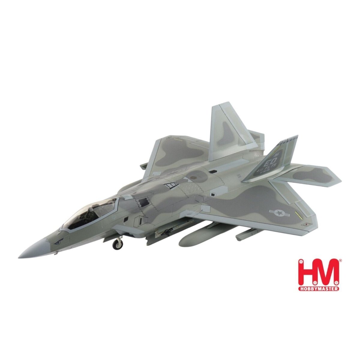 Hobby Master 1:72 F - 22 Raptor AF06 - 132 411 FLTS Edwards AFB 2022 Diecast HA2829 - Hobby Master