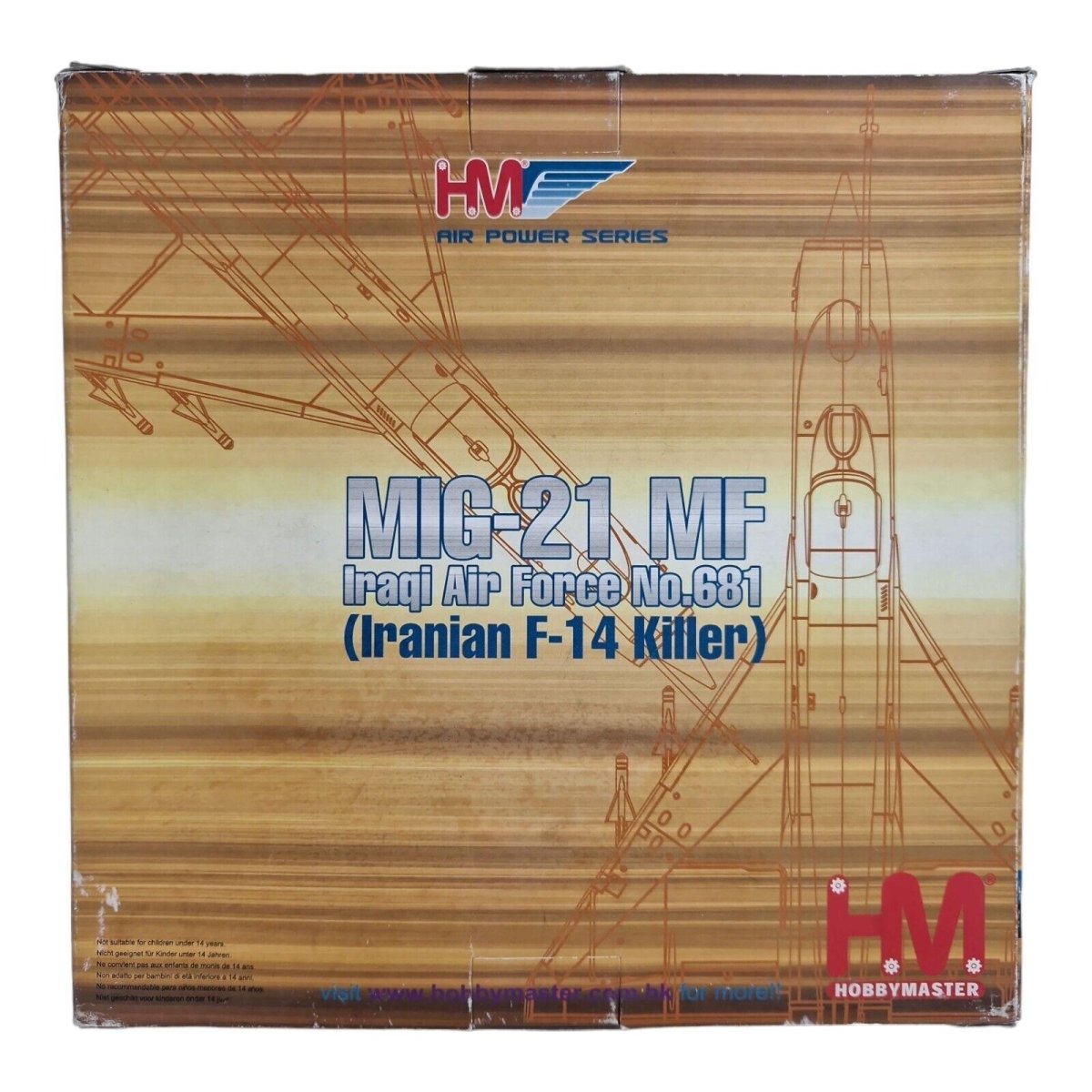Hobby Master 1:72 MIG - 21MF Fishbed Iraqi Air Force, Iran - Iraq War, 1983 HA0105 - Hobby Master