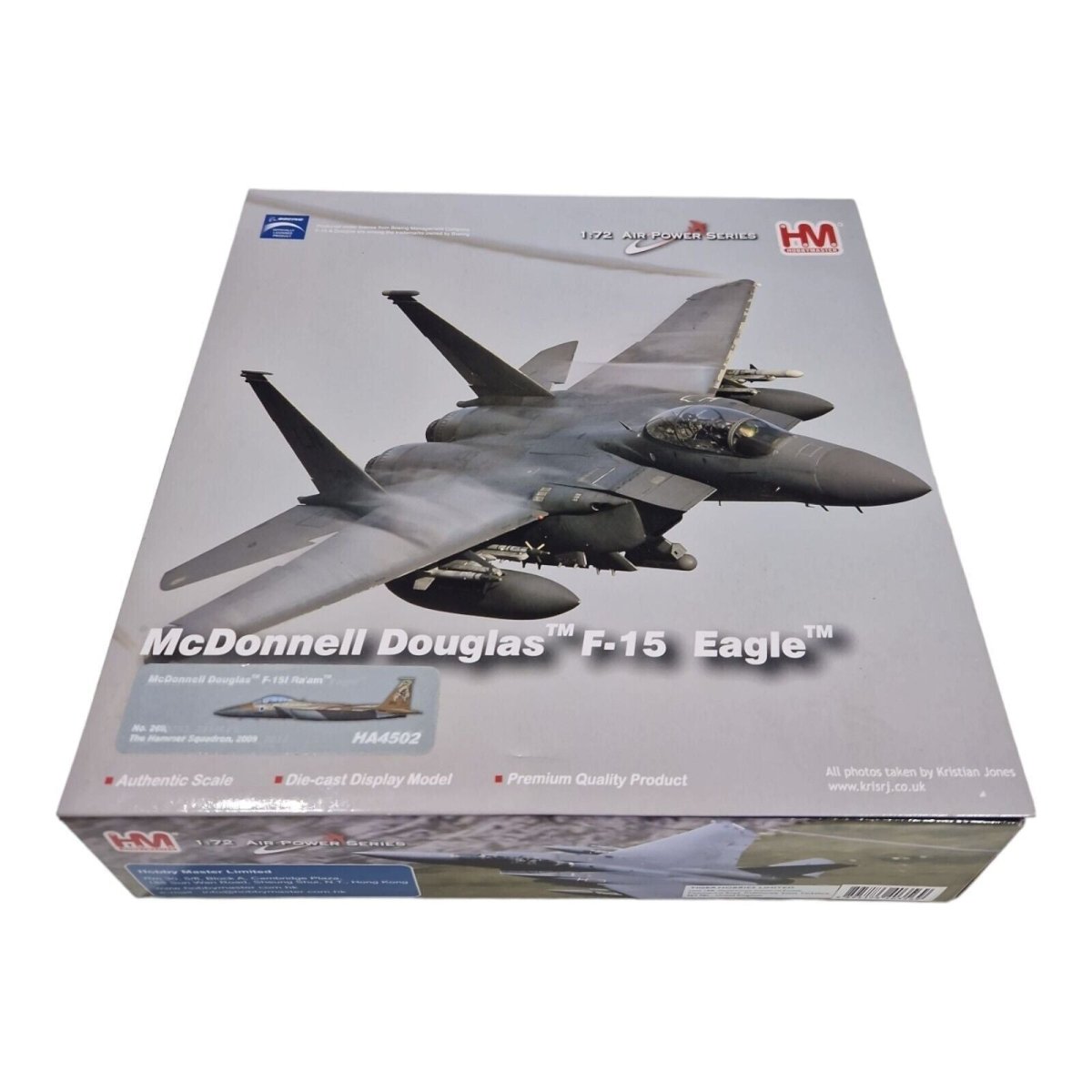 Hobby Master 1:72 F - 15I Ra'am Eagle IDF The Hammer Sqn (No 269) HA4502 - Hobby Master