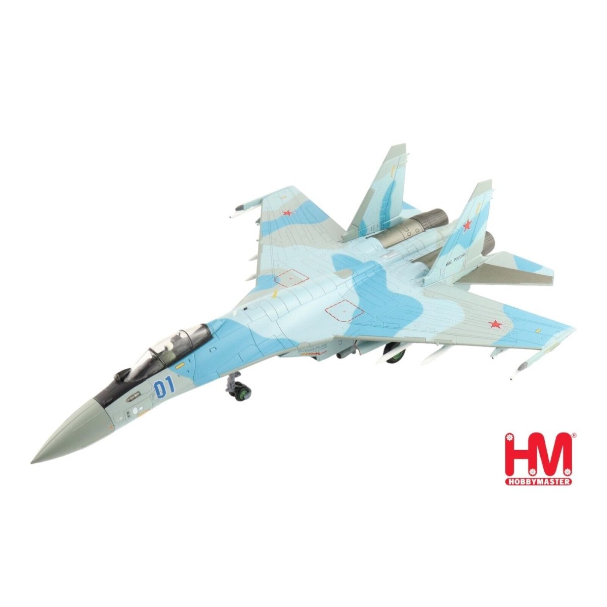 Hobby Master 1:72 Sukhoi Su - 35 Flanker E "Aggressors" Blue 01 Model HA5713b - Hobby Master