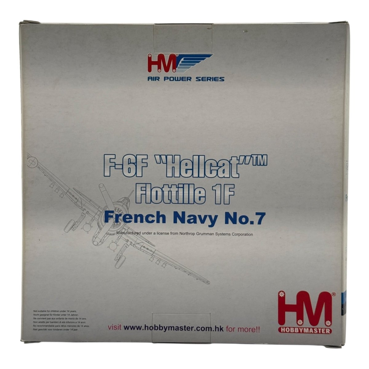 Hobby Master HA1103 1:72 Grumman F6F Hellcat Aeronavale Flotille 1F - Hobby Master