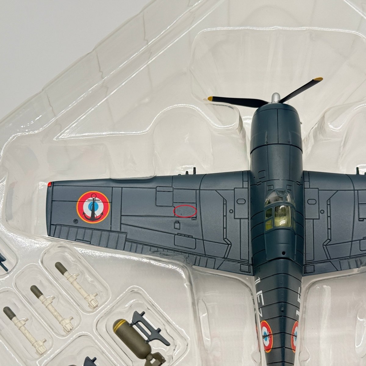 Hobby Master HA1103 1:72 Grumman F6F Hellcat Aeronavale Flotille 1F - Hobby Master