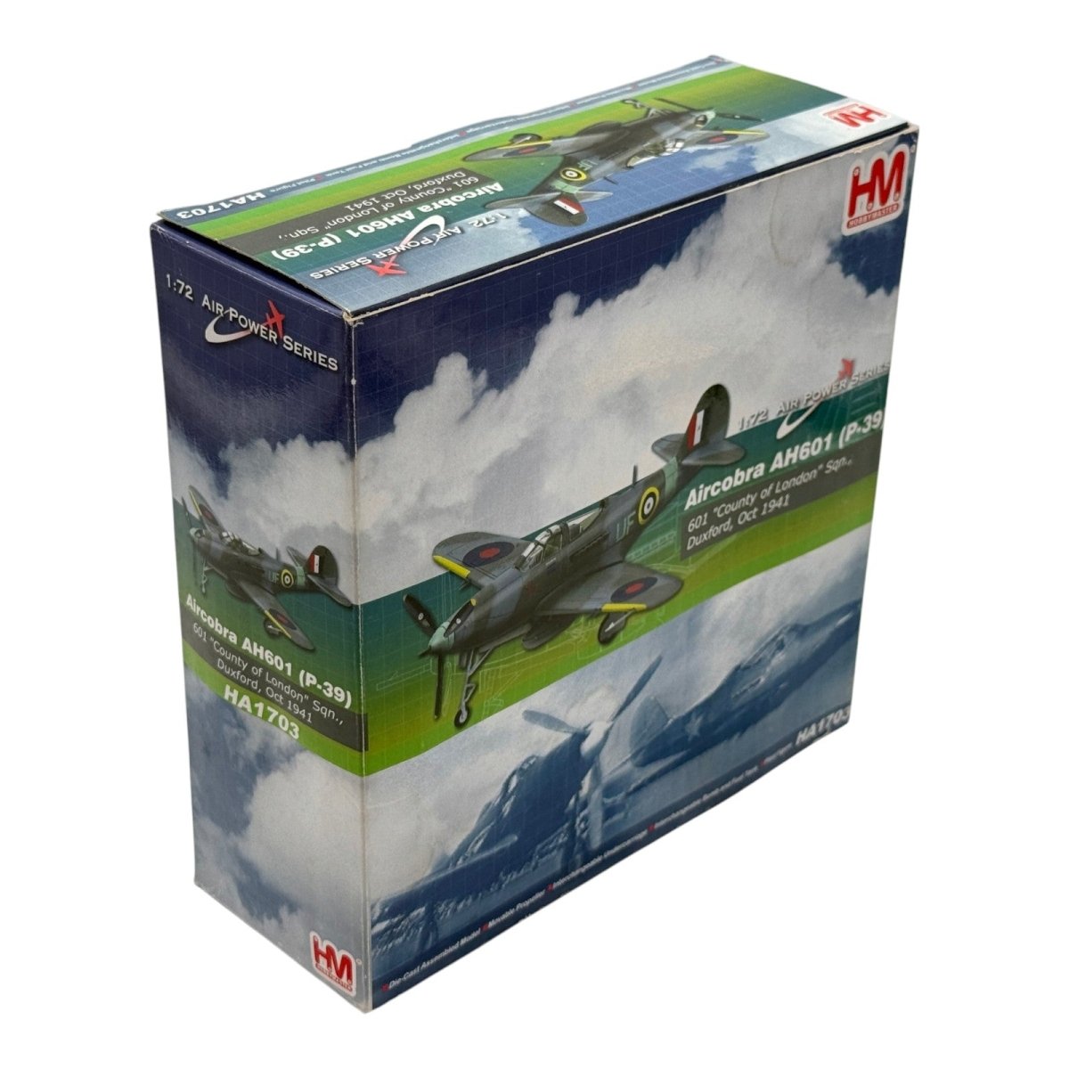 Hobby Master HA1703 1:72 Bell P-39 Mk I Airacobra AH601 601 Sqn Duxford 1941 - Hobby Master