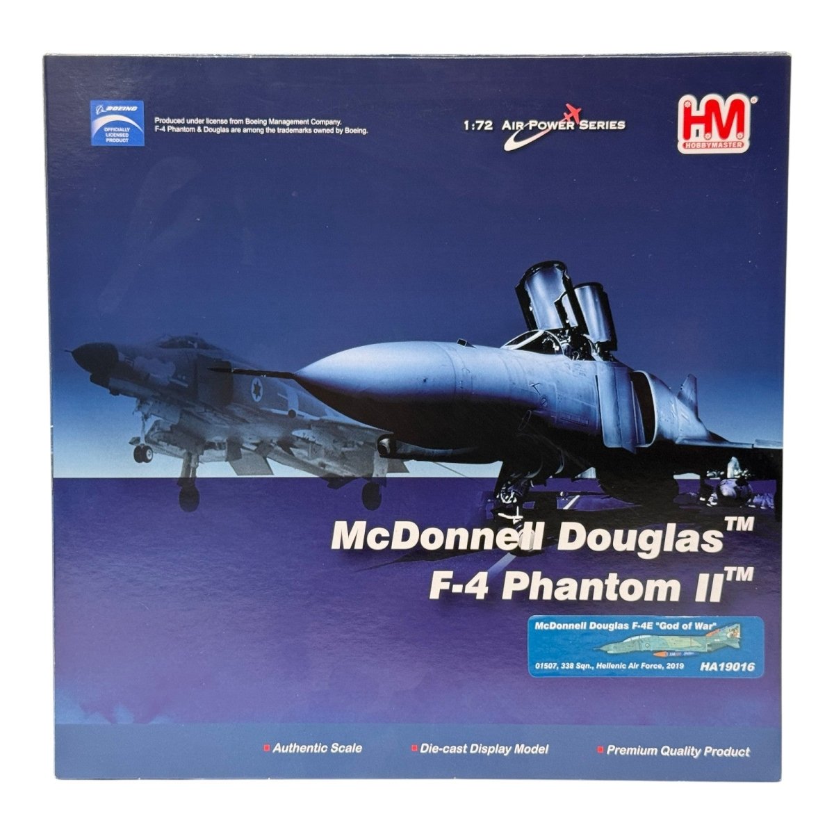 Hobby Master HA19016 1:72 F-4E Phantom II Hellenic AF 338 Mira God of War - Hobby Master