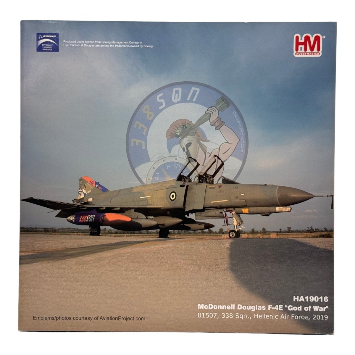 Hobby Master HA19016 1:72 F-4E Phantom II Hellenic AF 338 Mira God of War - Hobby Master