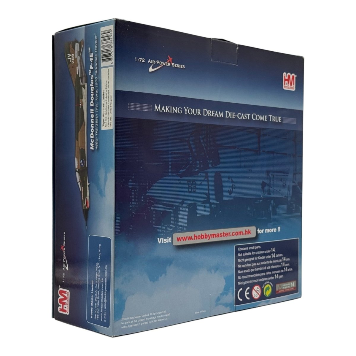 Hobby Master HA1907 1:72 F - 4E Phantom II Arkansas Traveler - Hobby Master