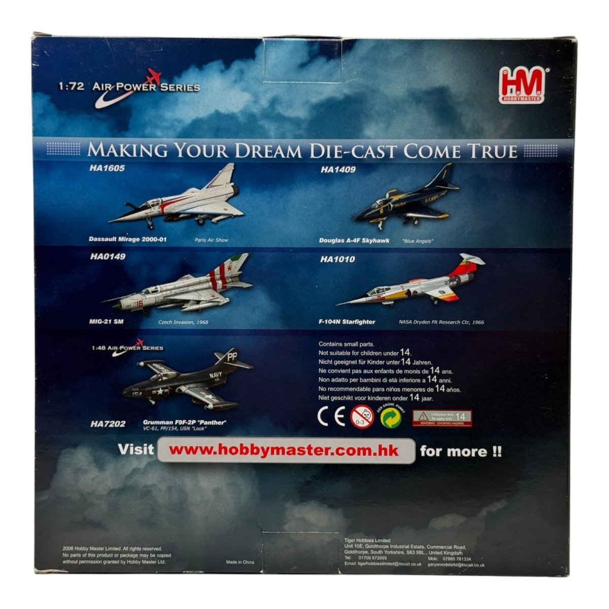 Hobby Master HA1920 1:72 F - 4J Phantom II Tiger Meet - Hobby Master