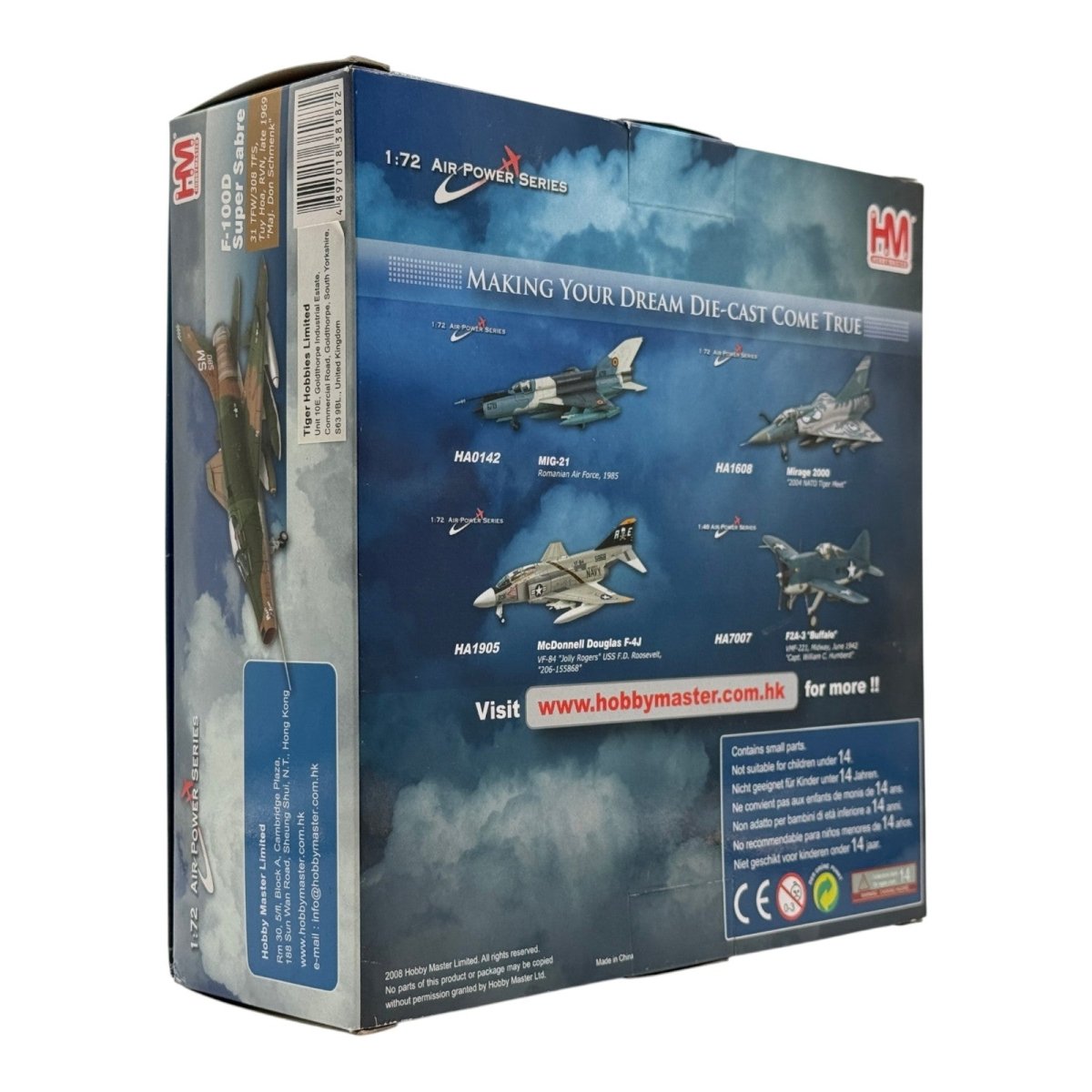Hobby Master HA2102 1:72 F - 100D Super Sabre Tuy Hoa - Hobby Master