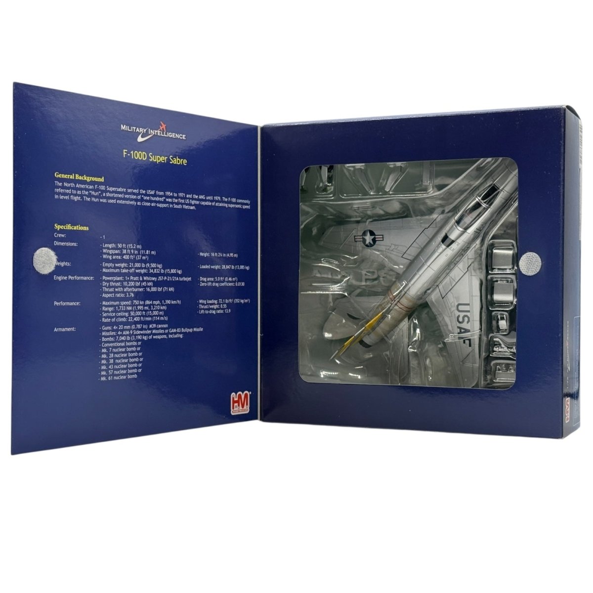 Hobby Master HA2120a 1:72 F - 100D Super Sabre, Joe Engle, 31st TFW, George AFB - Hobby Master