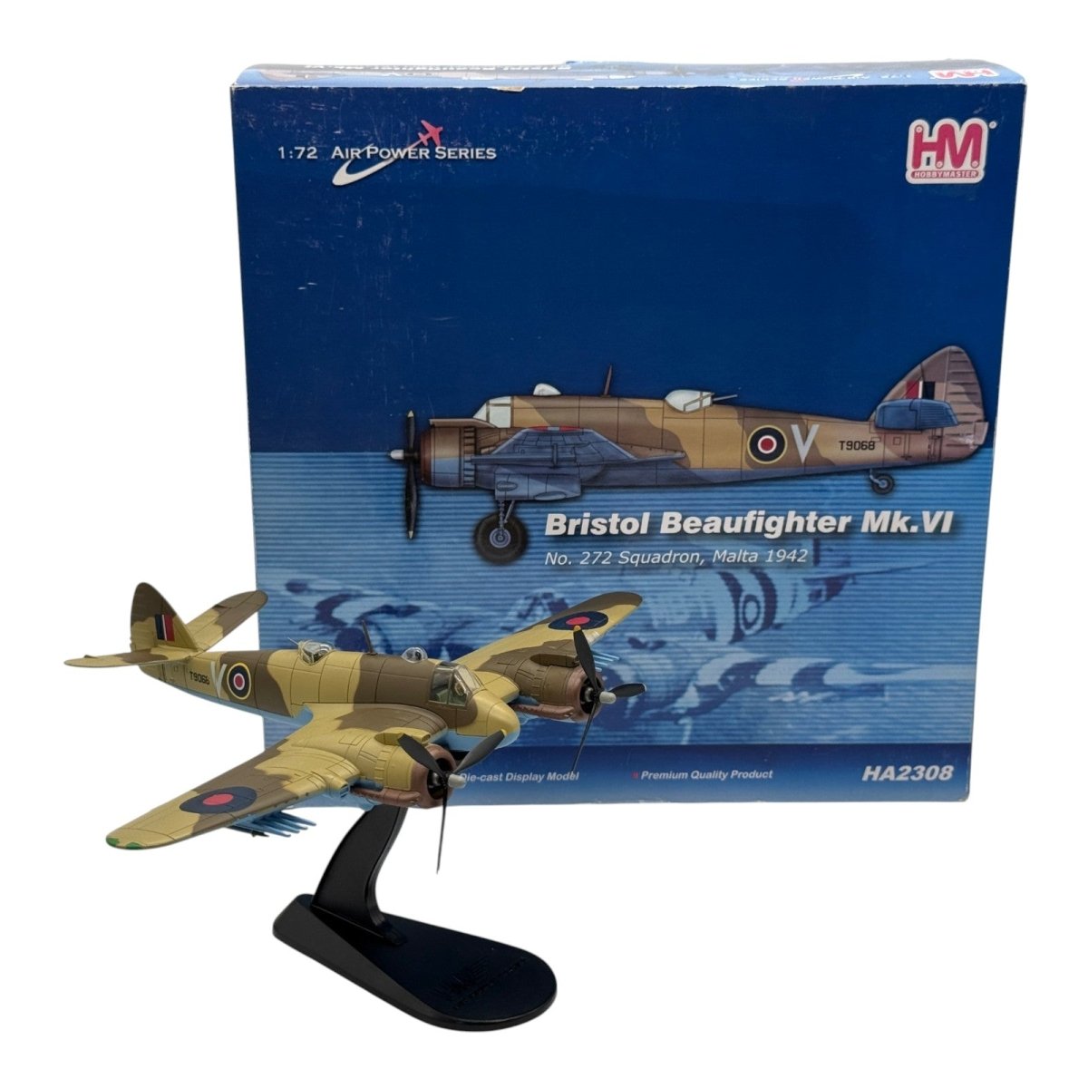 Hobby Master HA2308 1:72 Bristol Beaufighter Mk VI RAF No.272 Sqn Takali Malta 1942 - Hobby Master
