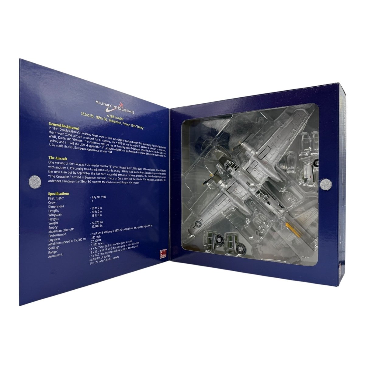 Hobby Master HA3201 1:72 A - 26B Invader "Stinky" 552nd BS 386th BG, France 1954 - Hobby Master