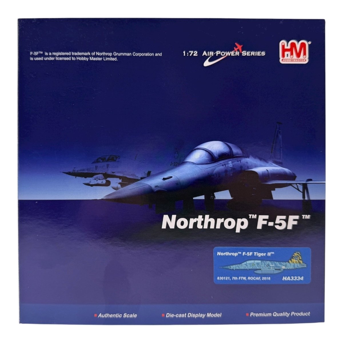 Hobby Master HA3334 1:72 Northrop F - 5F Tiger II 830121 7th FTW ROCAF 2018 - Hobby Master