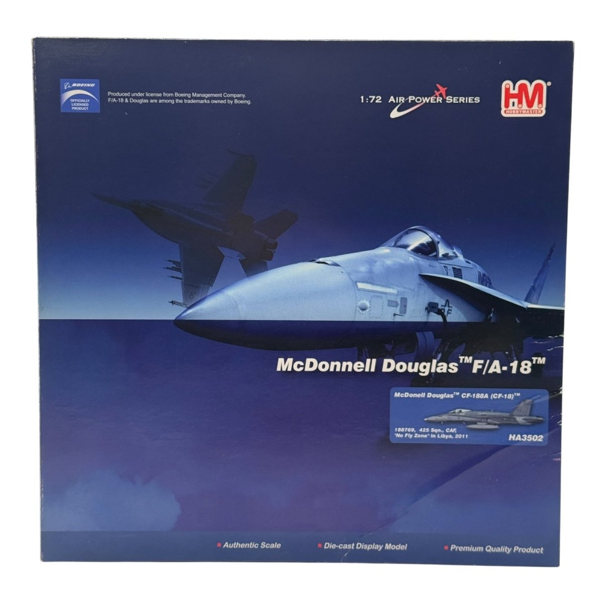 Hobby Master HA3502 1:72 CF - 18 Hornet 188769 425 Sqn No Fly Zone Libya 2011 - Hobby Master
