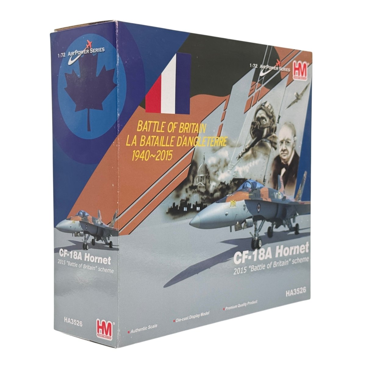 Hobby Master HA3526 1:72 CF-18 Hornet RCAF Battle of Britain 75th Anniv 2015 - Hobby Master