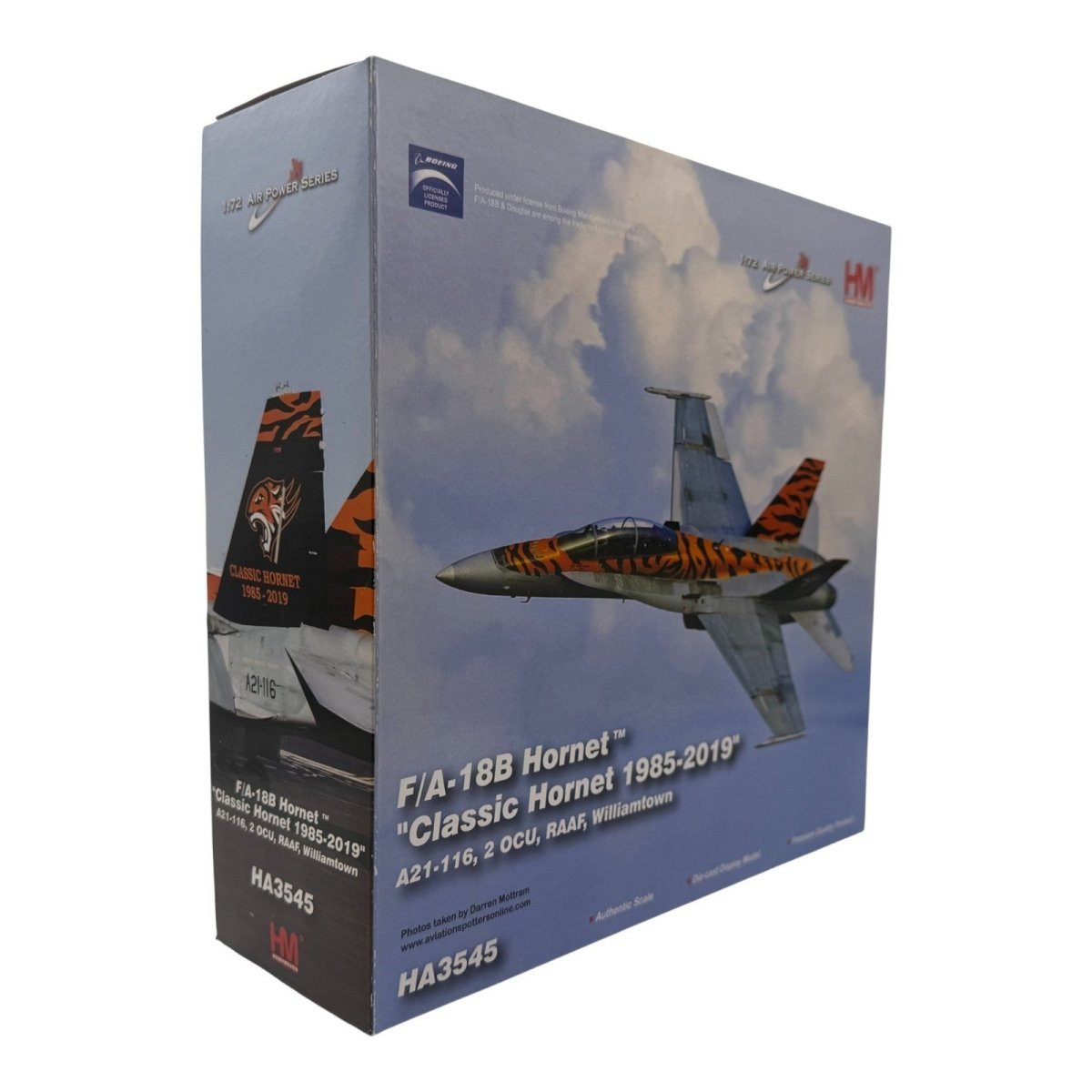 Hobby Master HA3545 1:72 F/A - 18B Hornet Classic 1985 - 2019 2 OCU RAAF Williamtown - Hobby Master