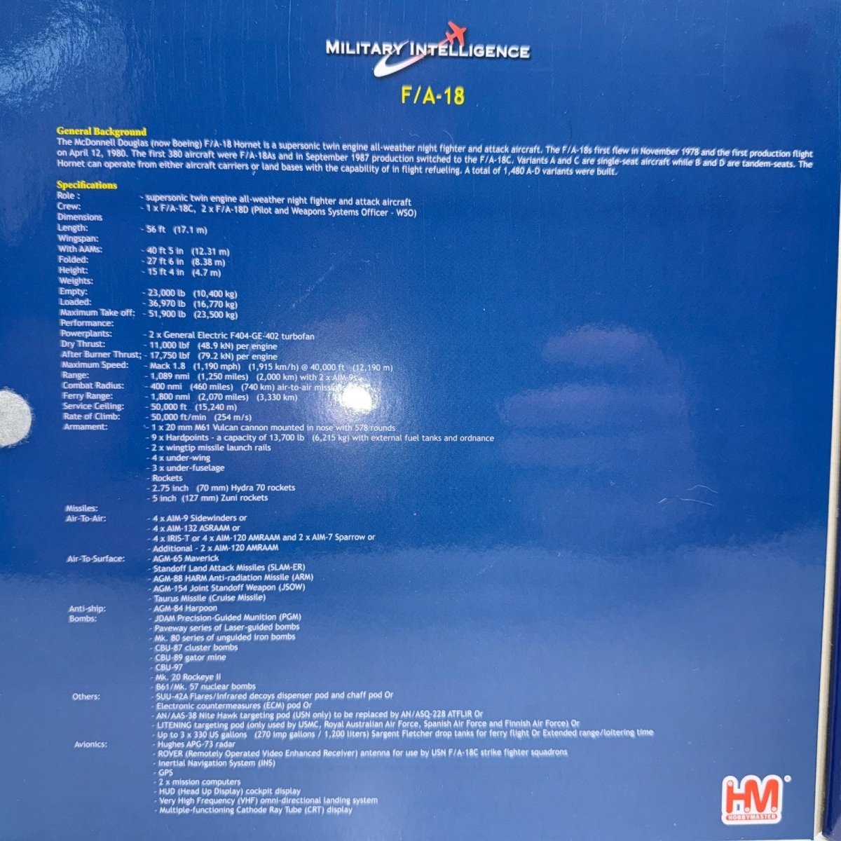 Hobby Master HA3566 1:72 F/A - 18C Hornet Strike Fighter "Chippy Ho" - Hobby Master