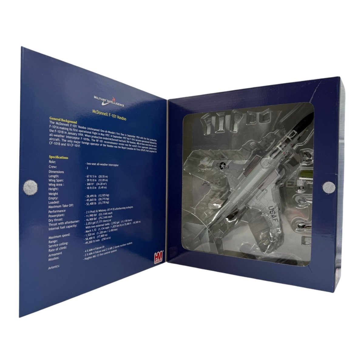 Hobby Master HA3706 1:72 McDonnell F-101B Voodoo USAF 148th FG Minnesota ANG 58-0275 Duluth 1970s - Hobby Master
