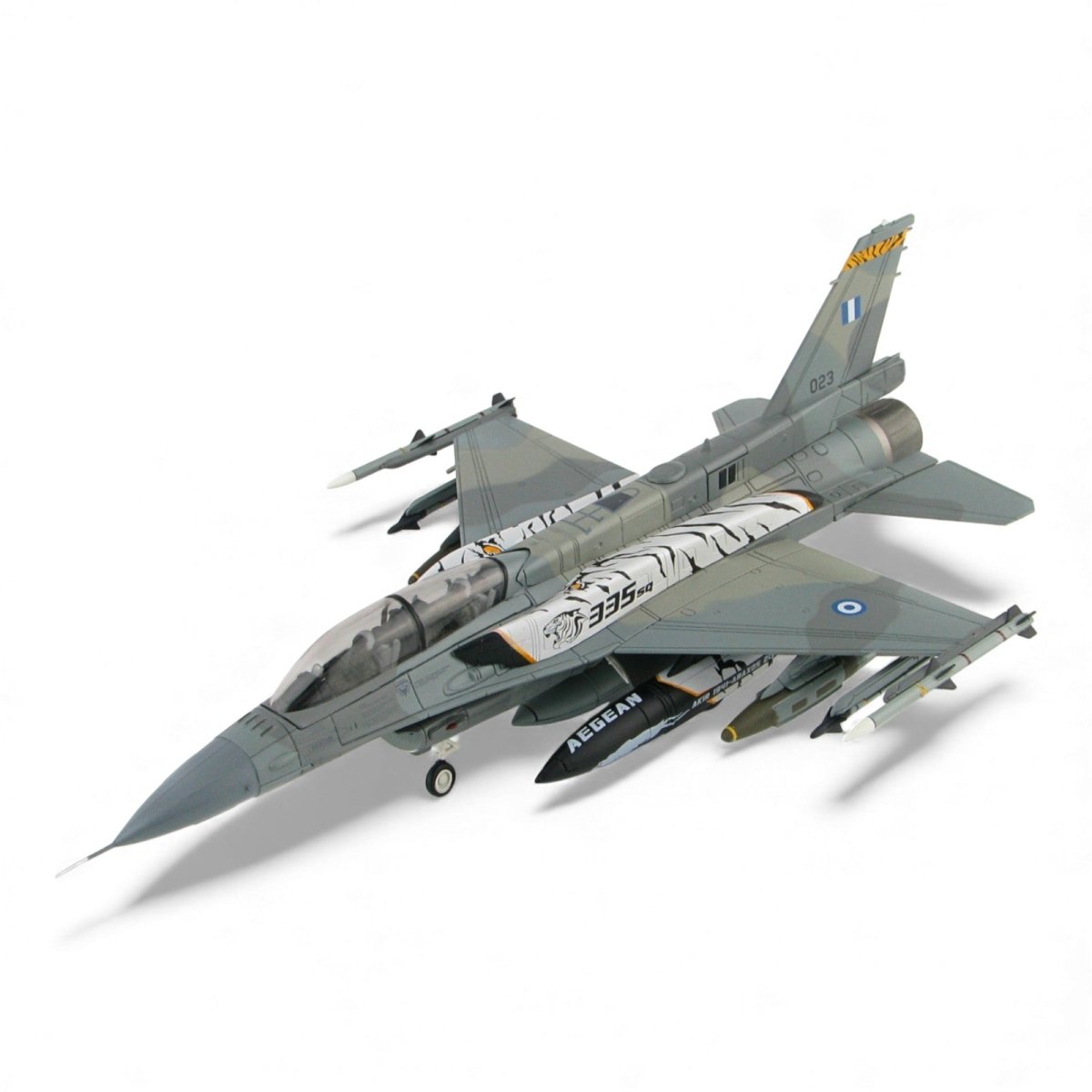 Hobby Master HA3865 1:72 F - 16D Falcon 335 Sqn Hellenic AF NATO "2018 Tiger Meet" - Hobby Master