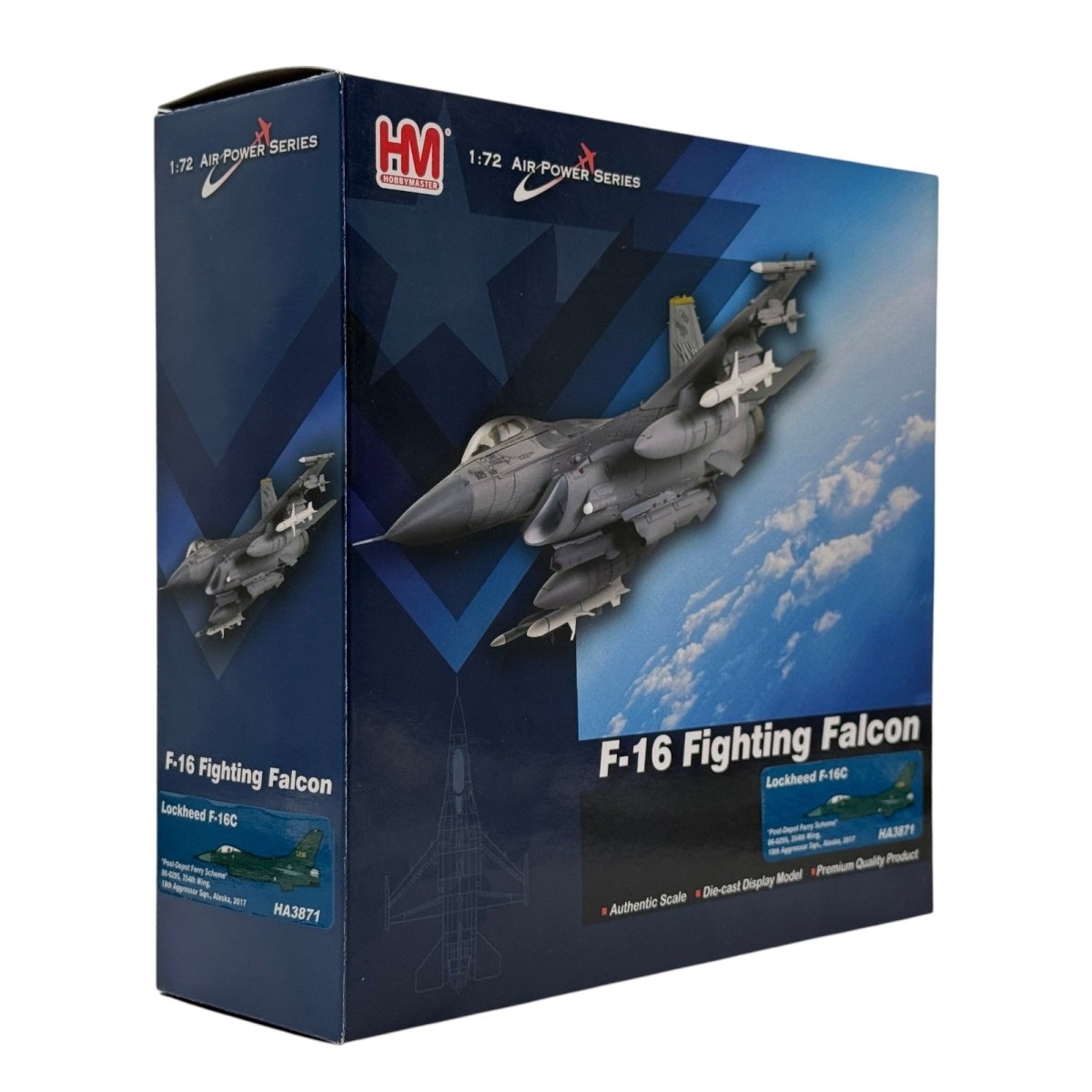 Hobby Master HA3871 1:72 F-16C Fighting Falcon USAF 18th AGRS Alaska 2017 - Hobby Master